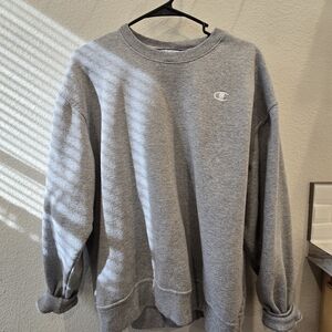 Champion Classic Gray Crewneck Sweater